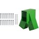 preview thumbnail 2 of 6, Heavy-Duty Durable and Rust Resistant Steel Swing Brackets for Backyard Playground Set Wooden Swing, Green Center