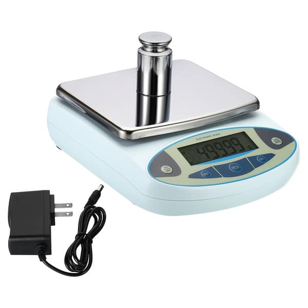 Fuzion Small Kitchen Scale – 500g X 0.01g Precision Lab Scale, Silver