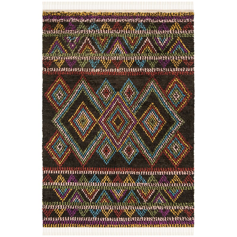 SAFAVIEH Hand-knotted Kenya Ernesa Southwestern Tribal Wool Rug