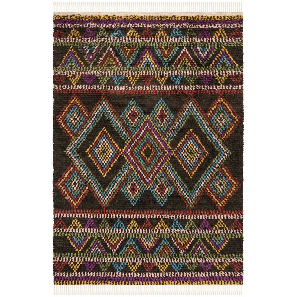 SAFAVIEH Hand-knotted Kenya Ernesa Southwestern Tribal Wool Rug