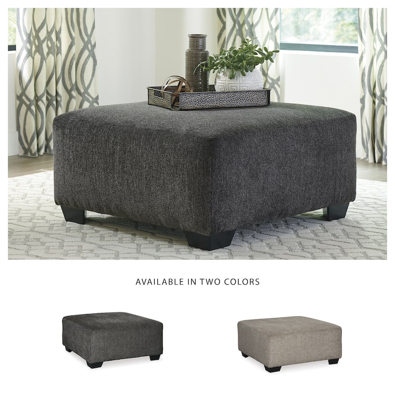 Ballinasloe Oversized Ottoman - Smoke
