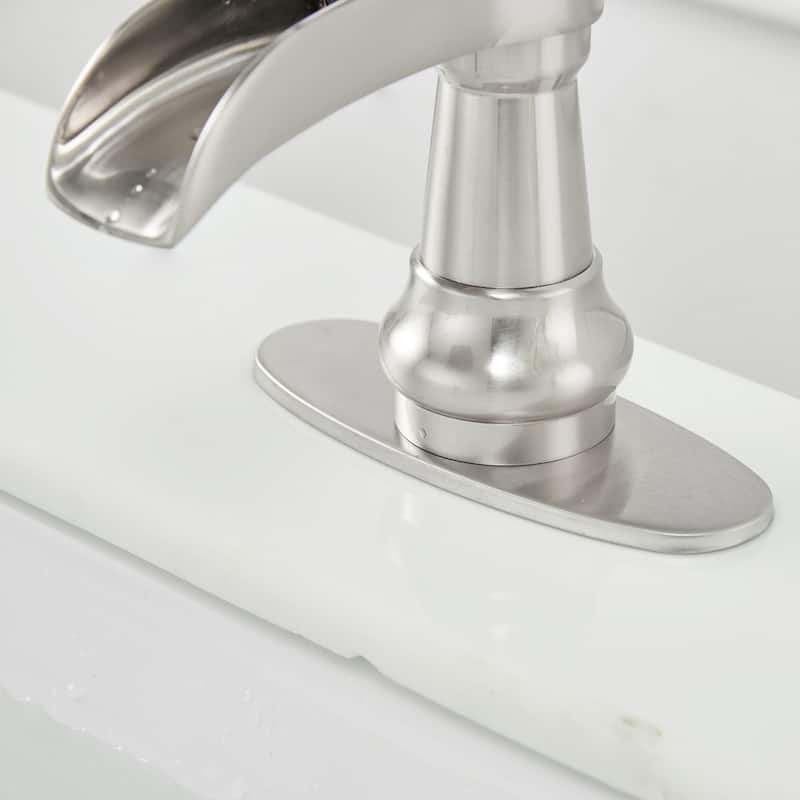 Vessel Sink Centerset Nickel Bathroom Faucet