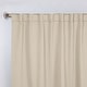 preview thumbnail 33 of 198, Superior Solid Machine Washable Room Darkening Curtains with Back Tabs, Set of 2