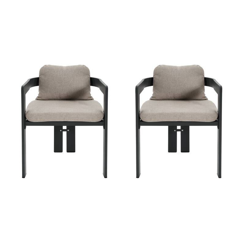 Christopher Knight Home- Alaric Acacia And Aluminum Outdoor 7 Piece Dining Set