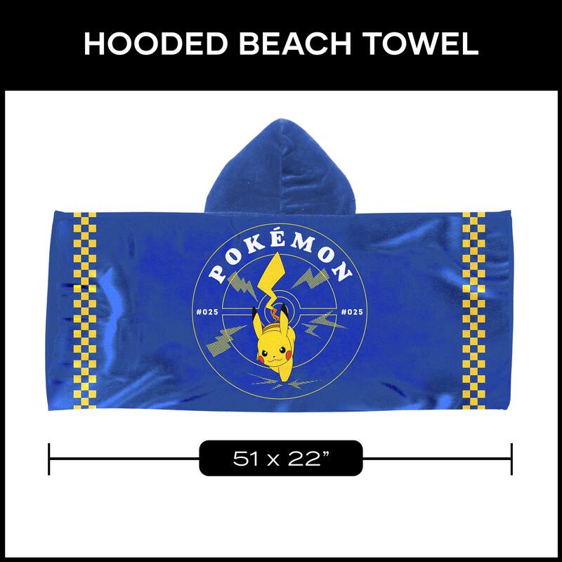 Pokemon Hooded Youth Beach Towel