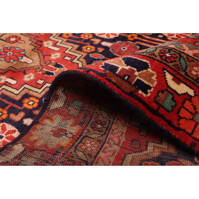 ECARPETGALLERY Hand-knotted Andelz Navy Wool Rug - 3'4 x 9'10