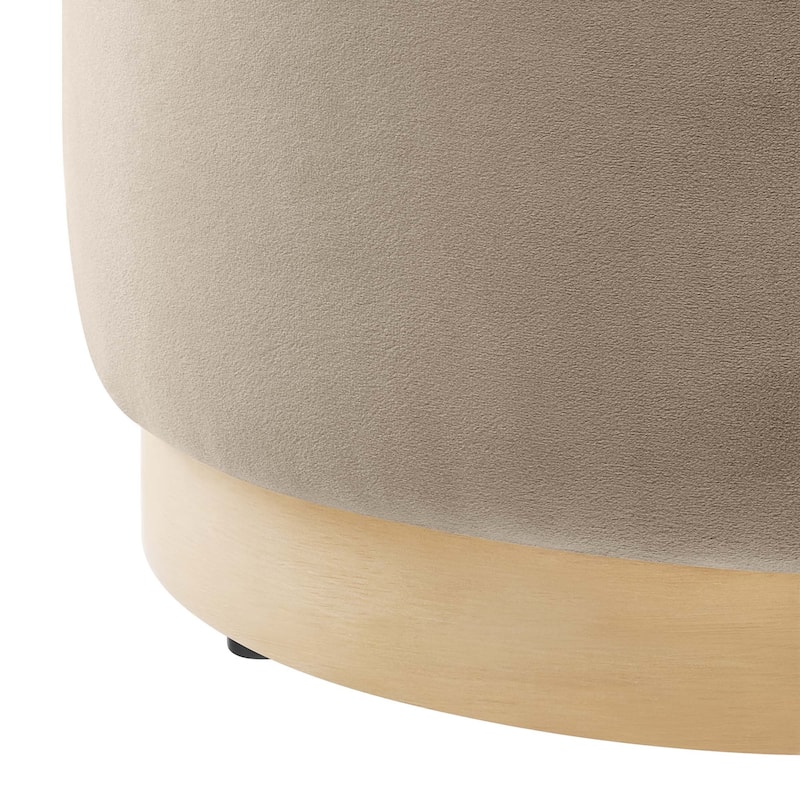 Tilden 16"/23"/29"/38" Performance Velvet Upholstered Ottoman