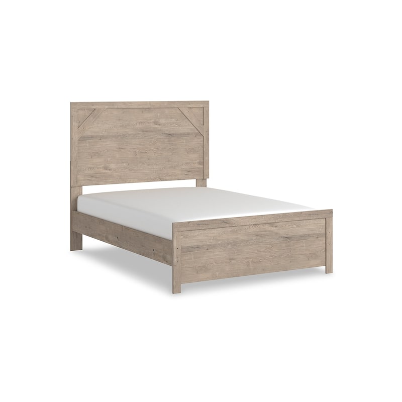 Senniberg Light Brown Panel Bed