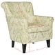 preview thumbnail 12 of 10, SAFAVIEH Hazina Green Printed Paisley Rolled Back Club Chair - 30" x 32.8" x 35.4"