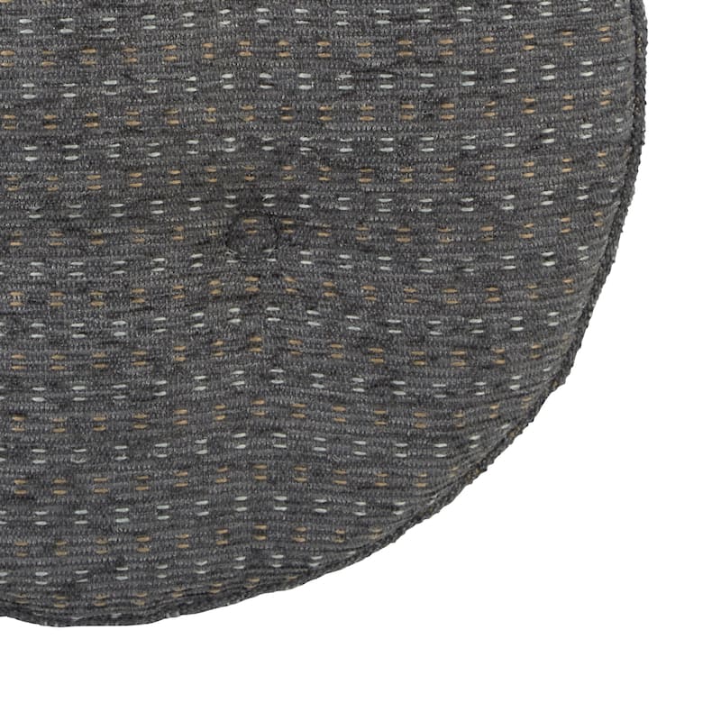 Klear Vu Raindrops Non-Slip Tufted Barstool Pad Cushion Set (Set of 4)