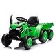 preview thumbnail 65 of 98, 12V Kids Ride On Electric Tractor Black Knight,Kids Ride On Toy.2WD,Non-skid tires, steering wheel, foot pedal