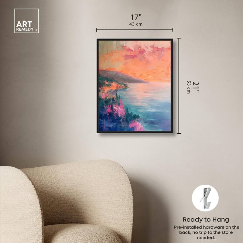 Tropical Twilight III Canvas by Art Remedy