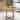 Modern Round Dining Table for 4-6 People with Sturdy Metal Base