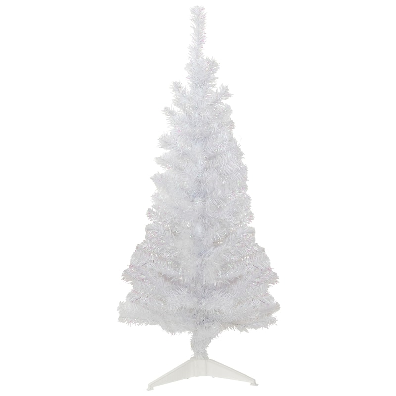 Medium Rockport White Pine Artificial Christmas Tree - 4' - Unlit - 4 Foot