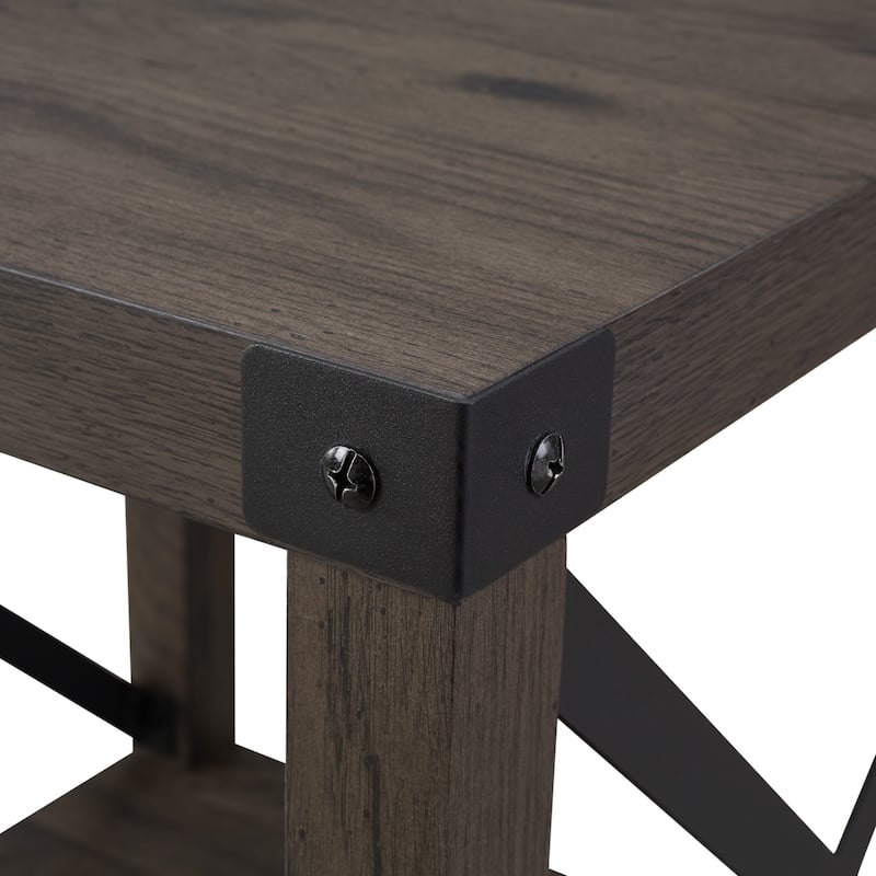 Middlebrook Kujawa 18-inch X-side Accent Table