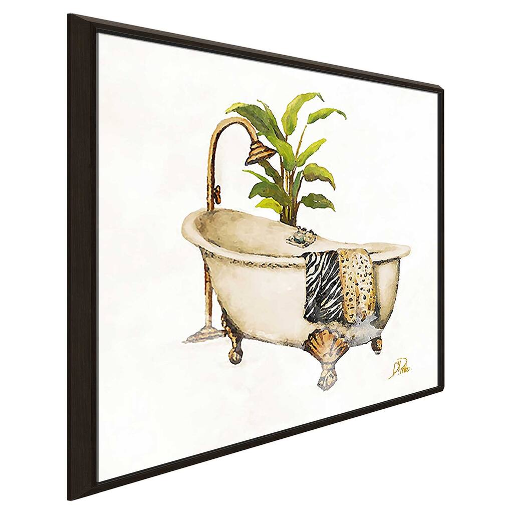 "Le Tub I" Print on Floating Canvas