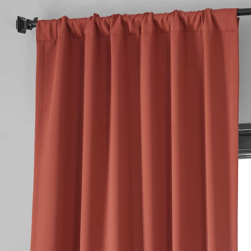 Exclusive Fabrics Performance Woven Blackout Curtain Pair (2 Panels)