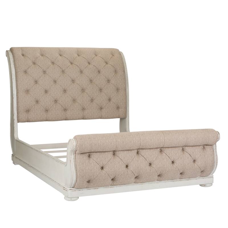 Abbey Park Upholstered King California Sleigh Bed