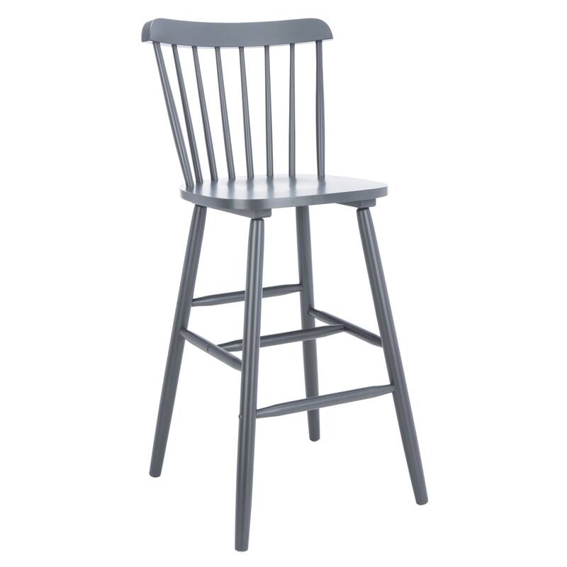 SAFAVIEH Aida 30-inch Spindle Farmhouse Bar Stool (Set of 2) - 19.9" x 19.8" x 38" - 20"W x 20"D x 43"H