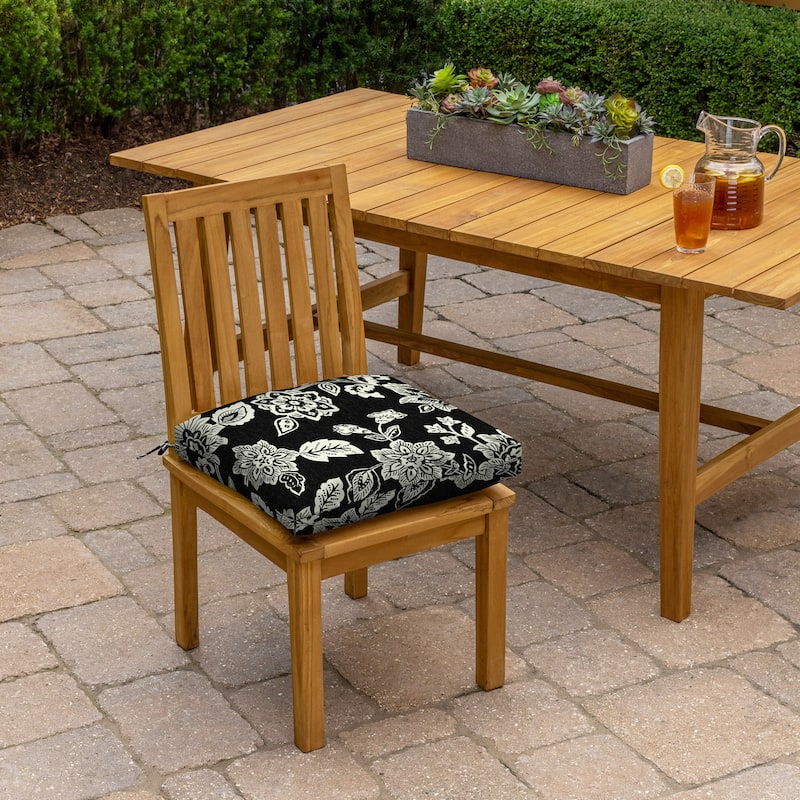 ARDEN Outdoor Plush Modern Tufted Seat Cushion, 20 x 20