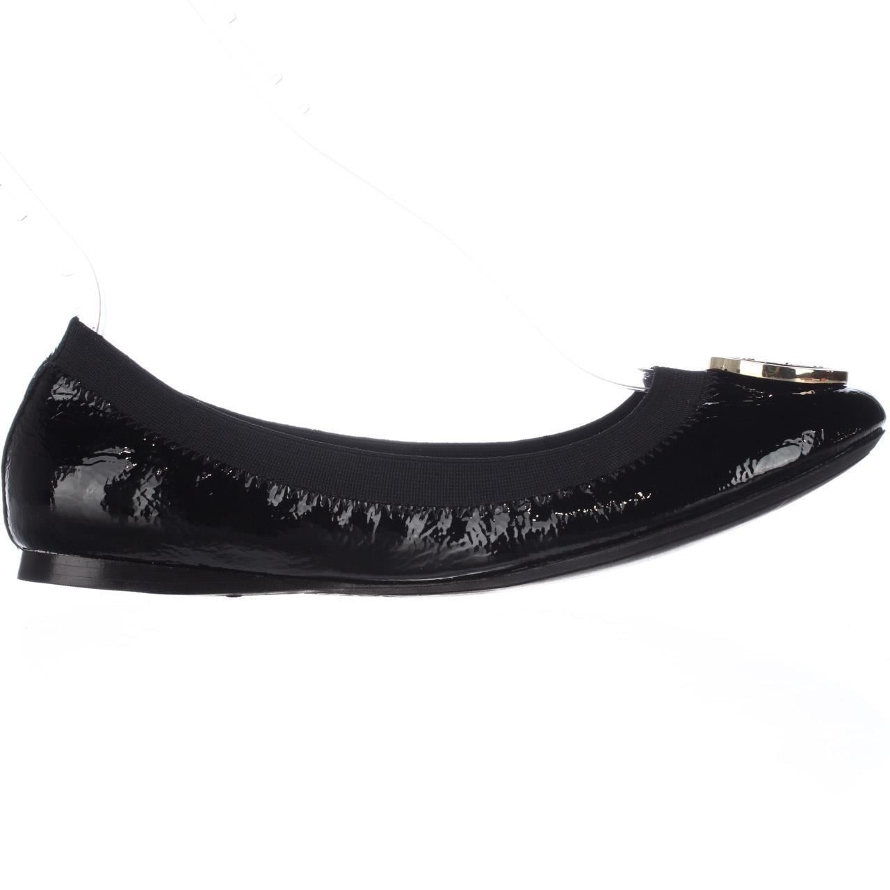 ballet flats with elastic trim