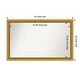 preview thumbnail 164 of 191, Wall Mirror Choose Your Custom Size - Extra Large, Townhouse Gold Wood Outer Size: 45 x 28 in