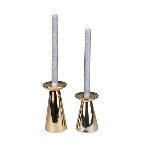 12Pcs Metal Candle Cups Tapered Wax Candles for Making Candle Hardware Craft