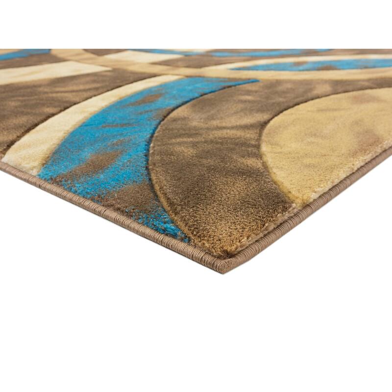 Orelsi Collection Abstract Area Rug