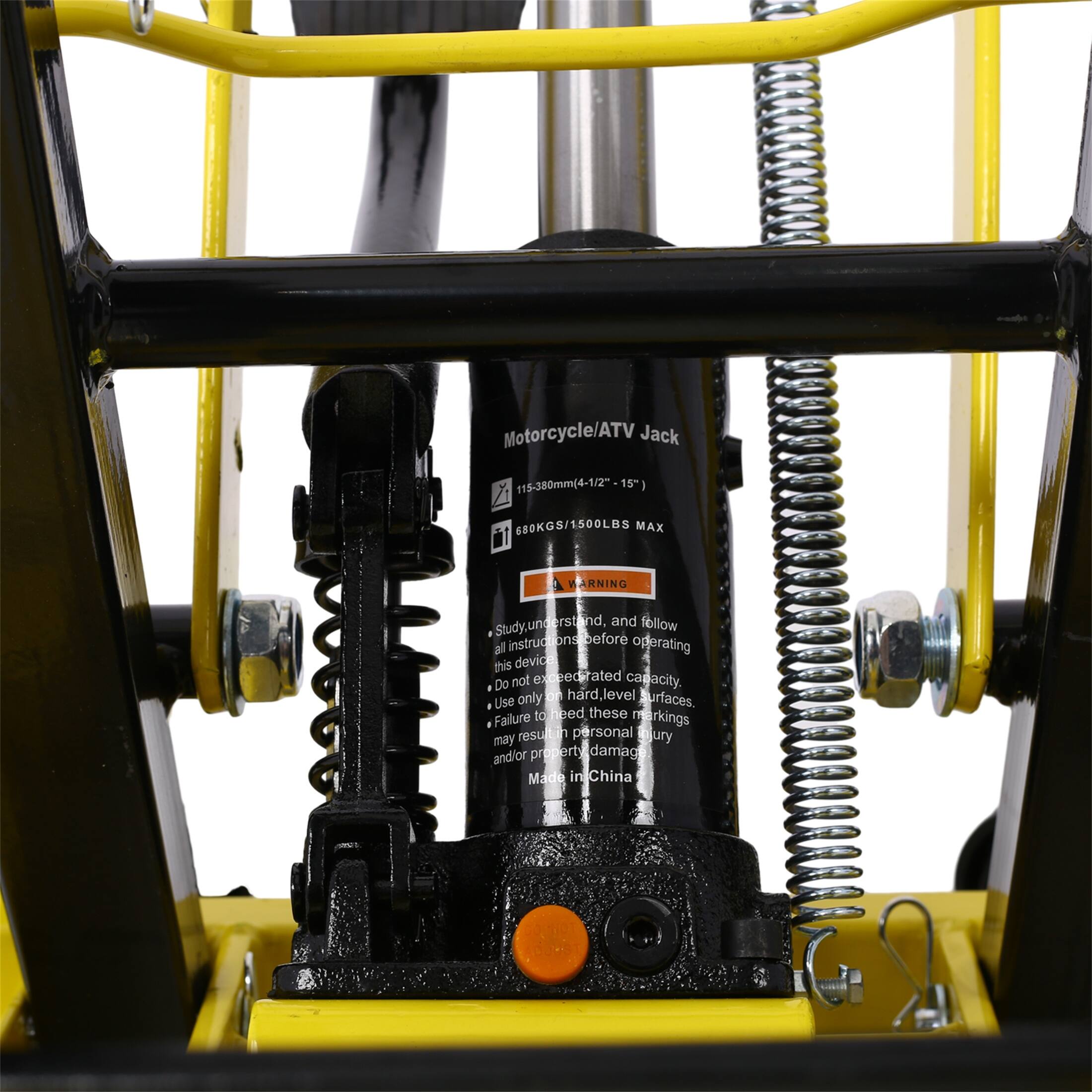 Portable Motorcycle Lift Table with 4 Wheels Bed Bath & Beyond 39929825