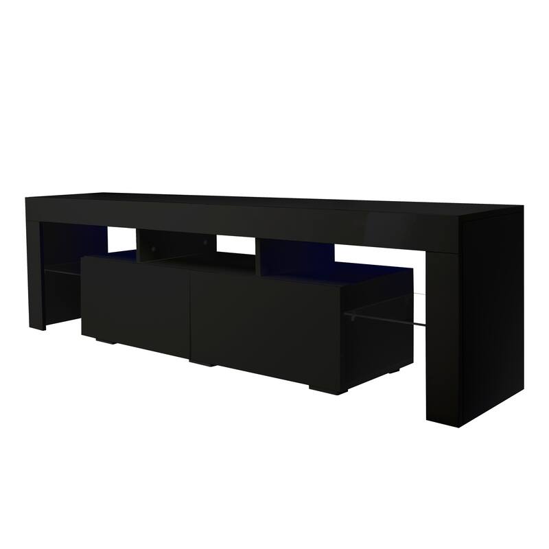 Modern TV Stand, 20 Colors LED TV Stand