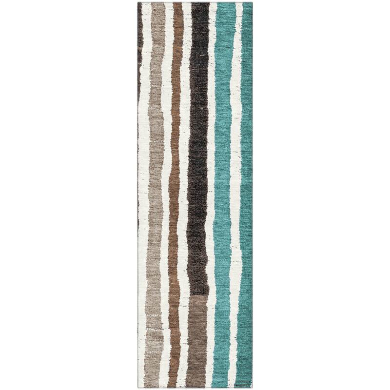 Premium Washable Super Soft Modern Stripe Mayfield Rug