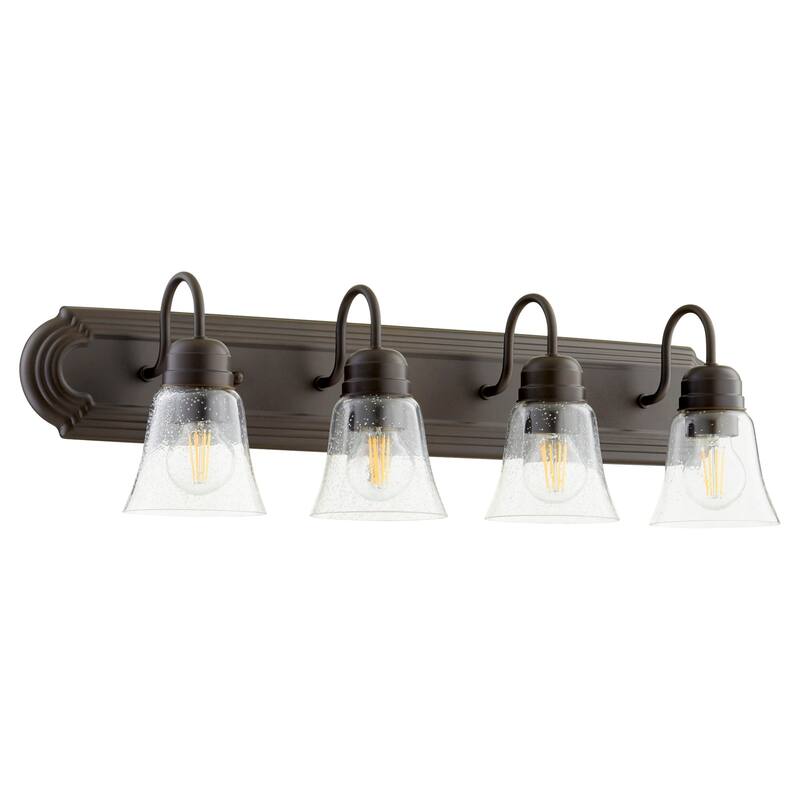 Quorum International 4 Light 30" Wide Bathroom Vanity Light - Oiled Bronze