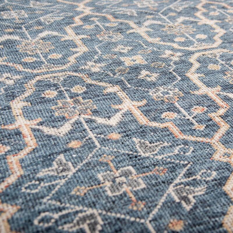 Alora Decor Antique Hand-Knotted Geometric Rug - 6' x 9'