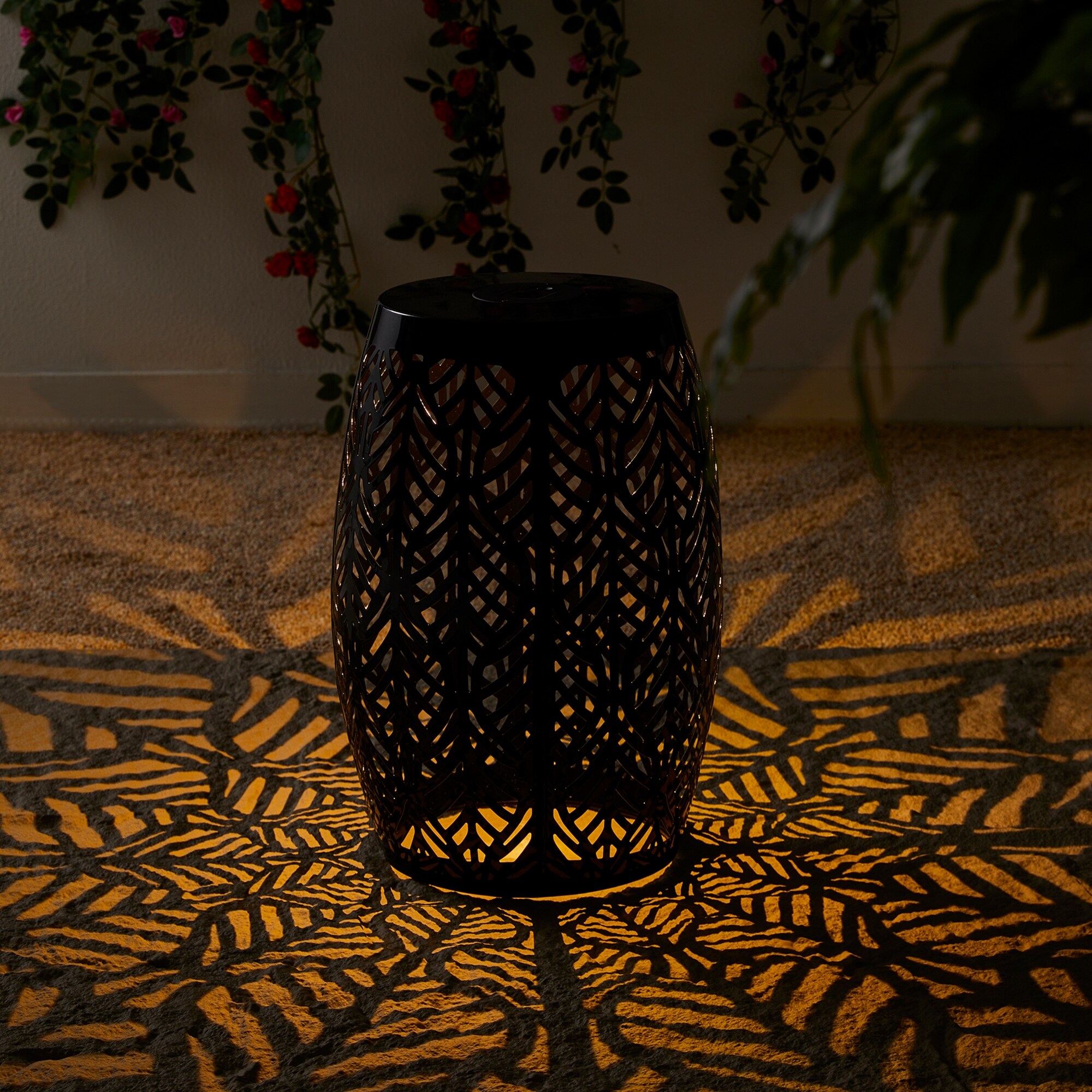 Solar light hot sale garden stool