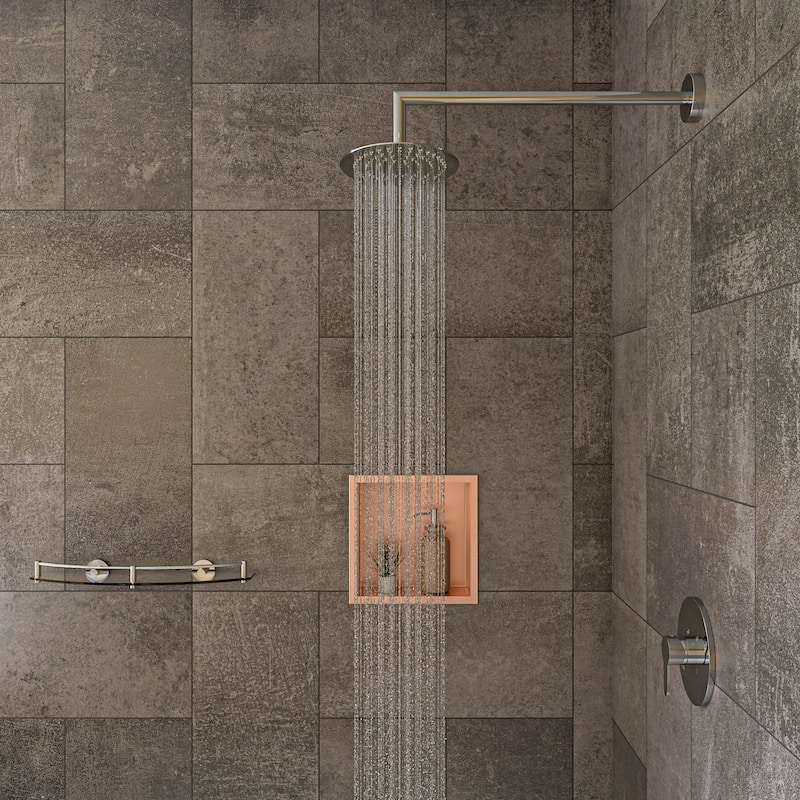 Polished Chrome 20" Round Wall Shower Arm