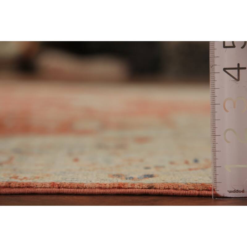 Vegetable Dye Heriz Serapi Oriental Area Rug Handmade Wool Carpet - 7'0"x 10'0"