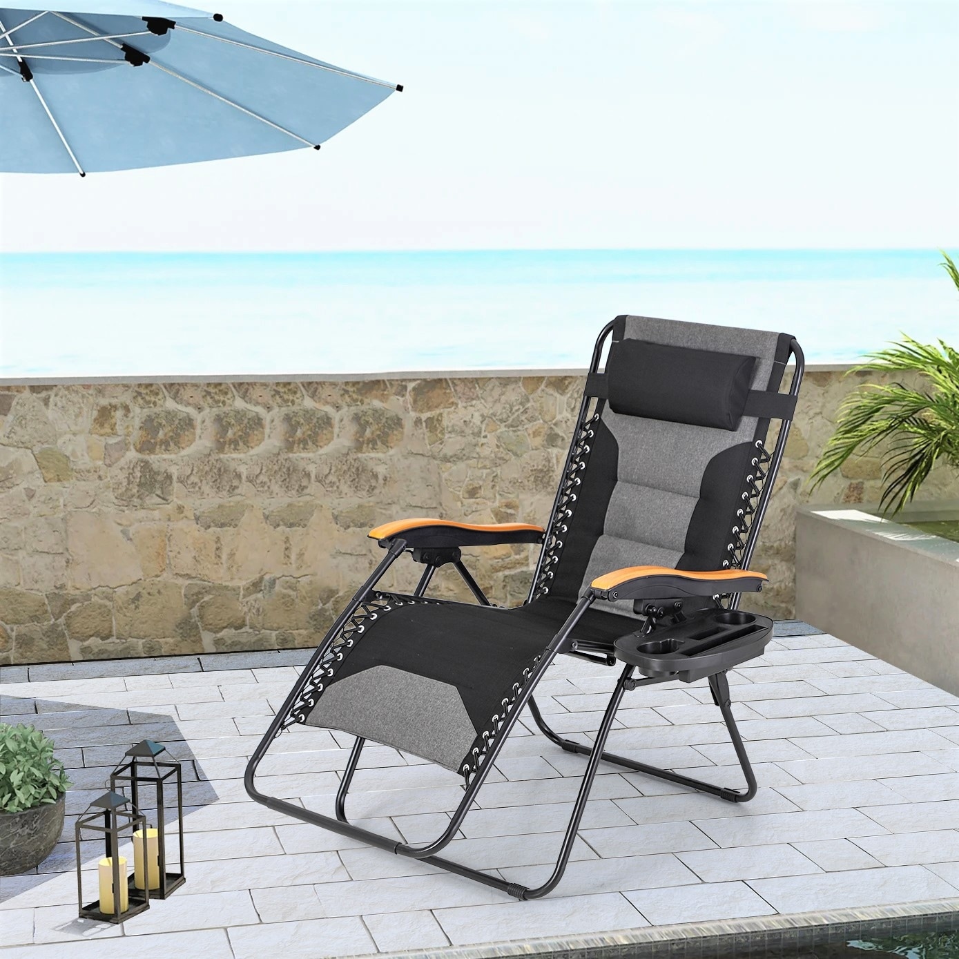 Zero gravity chair umbrella shop