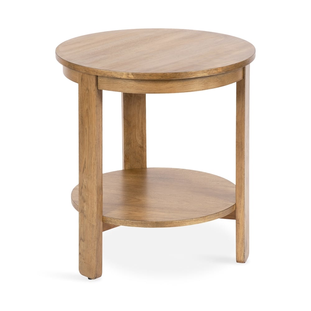 Kate and Laurel Foxford Round Wood Side Table