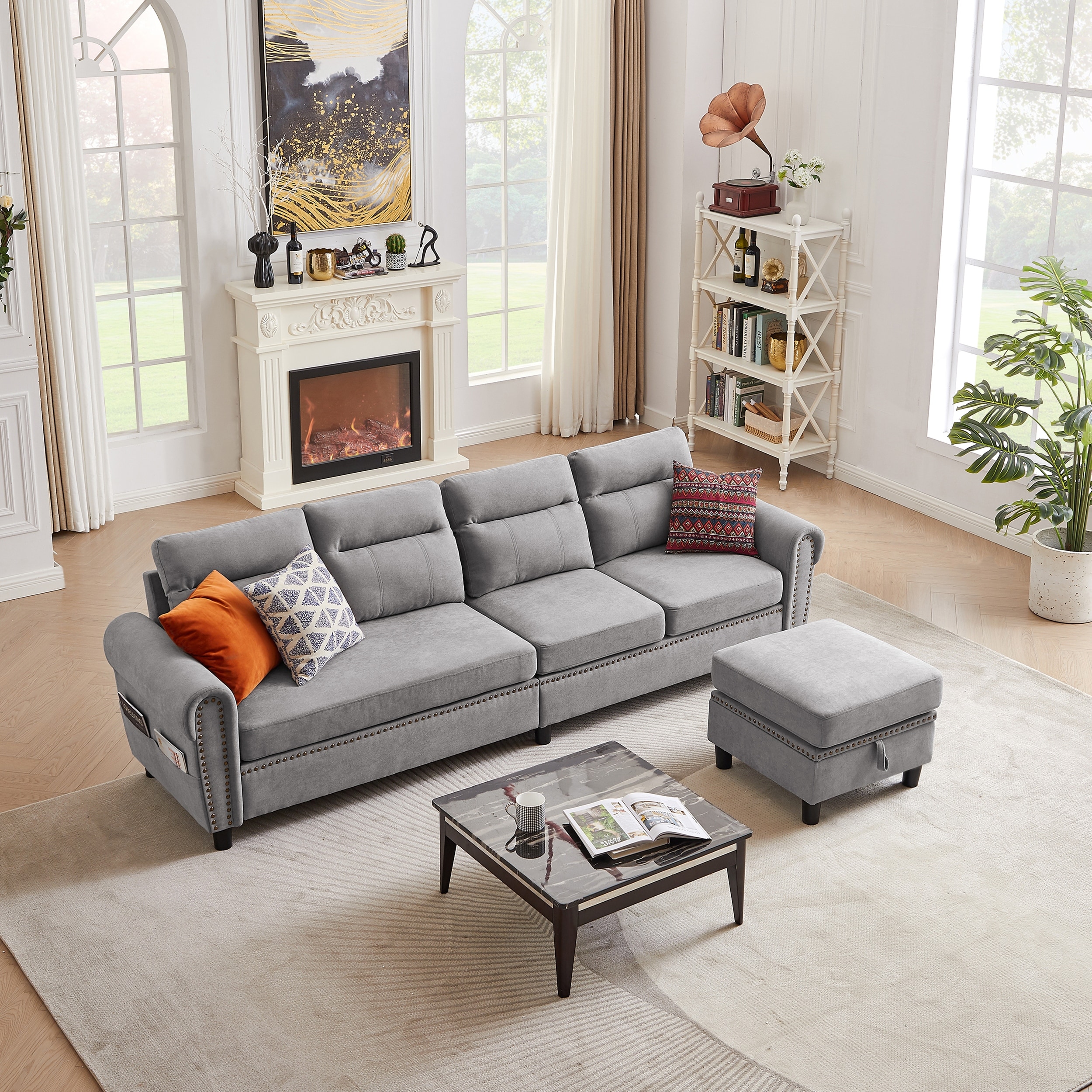 4 seater 2025 sofa with storage