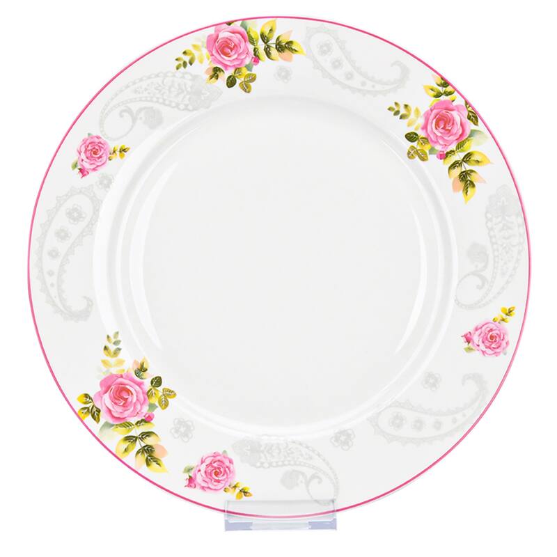 STP Goods Rose Garden Bone China Dinner Plate Set of 6 - 10.5"