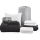preview thumbnail 1 of 3, Porch & Den Harglow Black Twin XL College Dorm Bedding Set Black - Twin XL