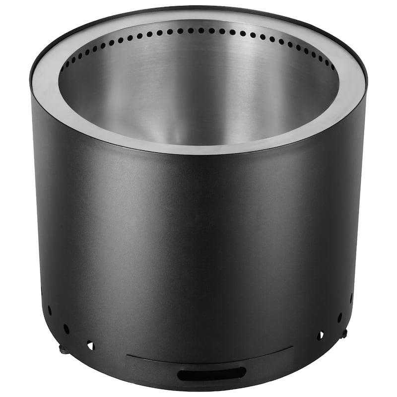 Stainless Steel Smokeless Fire Pit for Patio, Wood Stove