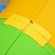 preview thumbnail 9 of 7, Qaba Indoor & Outdoor Caterpillar Kids Tunnel Crawling Toy, Play Tunnel for Ages 3-6 - Multicolor