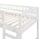 preview thumbnail 12 of 10, Twin Size Loft Bed with Slide and Ladder White Finish for Kids' Bedroom Fun
