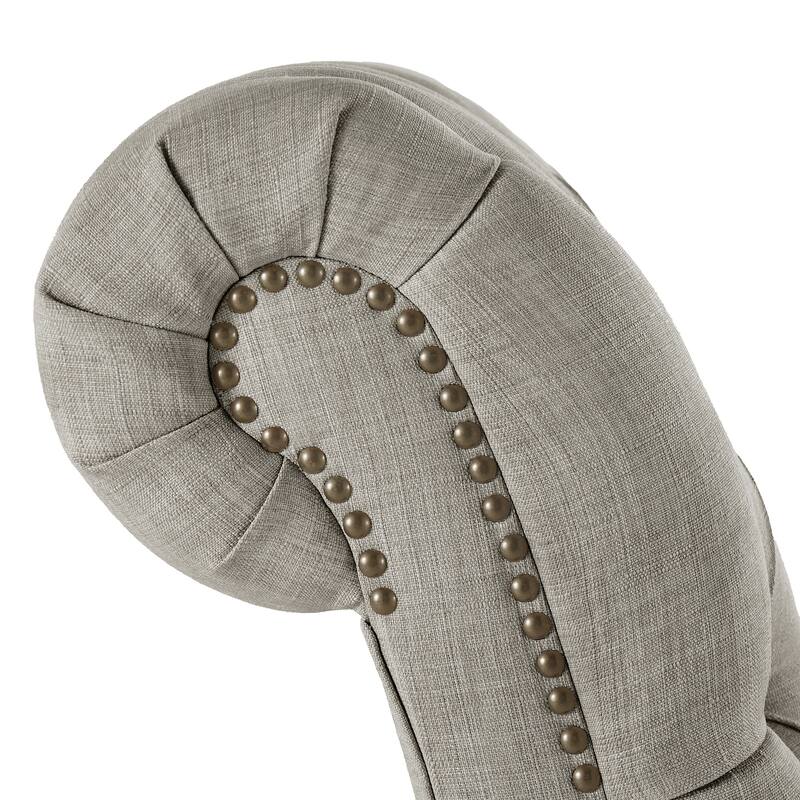 Knightsbridge Tufted Oversized Chaise Lounge by iNSPIRE Q Artisan