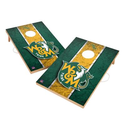 Vintage William & Mary Tribe Regulation 2x4 Cornhole Set