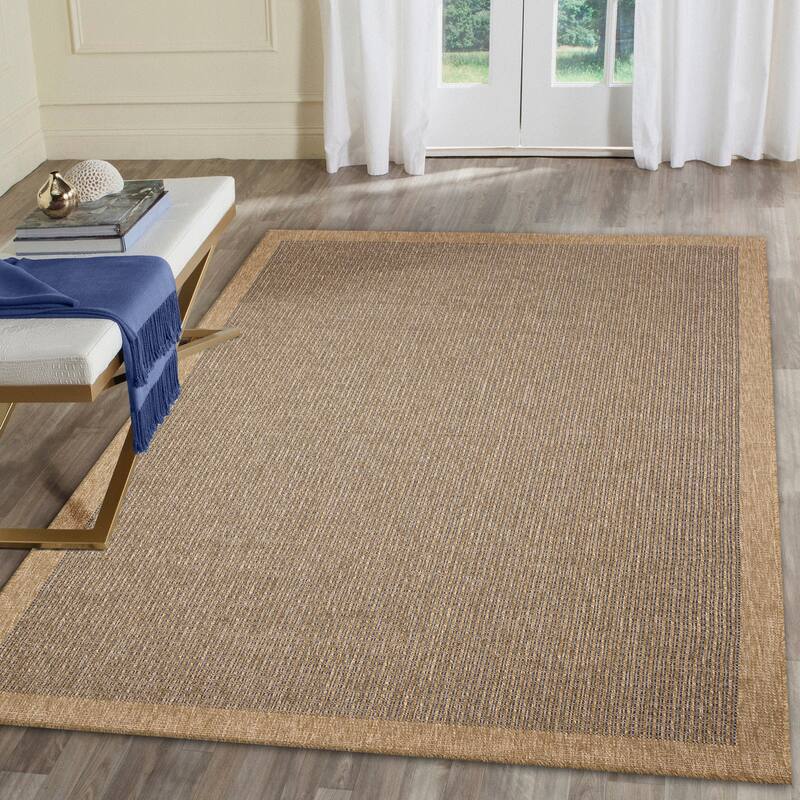 Liora Manne Sahara Texture Border Indoor/Outdoor Rug
