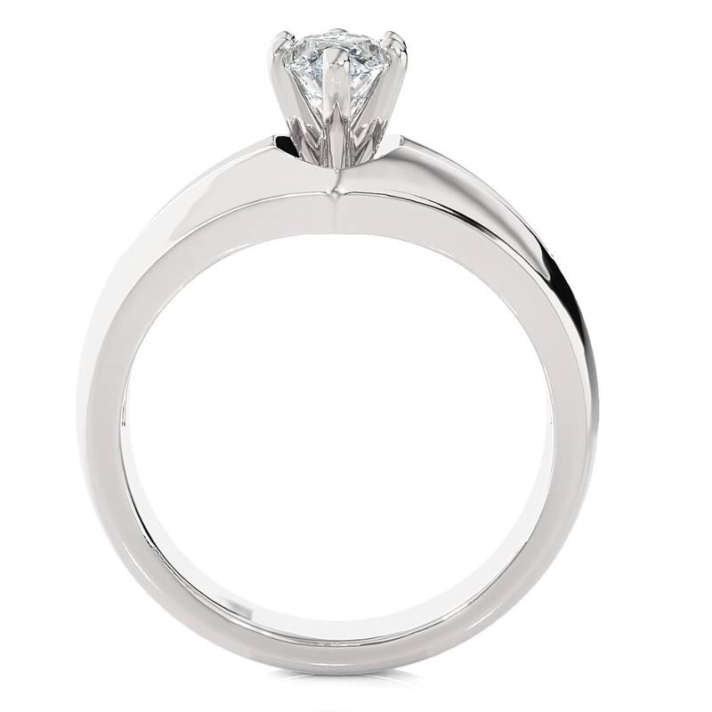Certified 2 1/3Ct TW Marquise Diamond Engagement Ring Gold Lab Grown