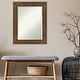 preview thumbnail 14 of 25, Beveled Wood Wall Mirror - Alexandria Rustic Brown Frame