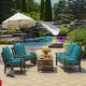 preview thumbnail 24 of 43, Arden Selections 24-inch Outdoor Solid Color Deep Seat Cushion Set